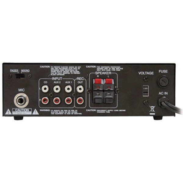 Pyle PTA4 Mini 2x120 Watt Stereo Power Amplifier